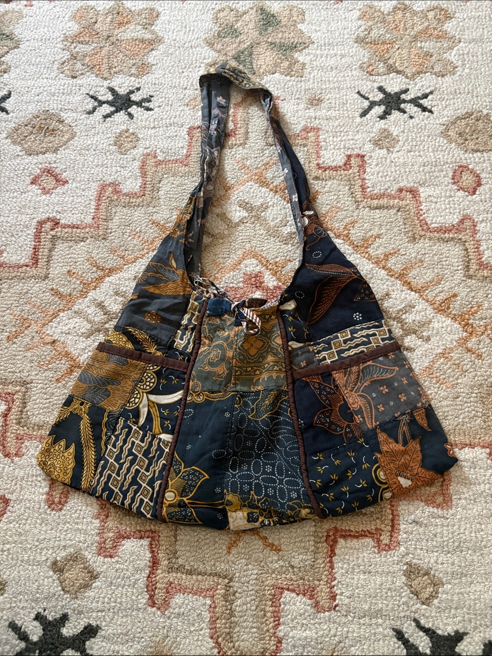 Indonesian Reversible tapestry purse
